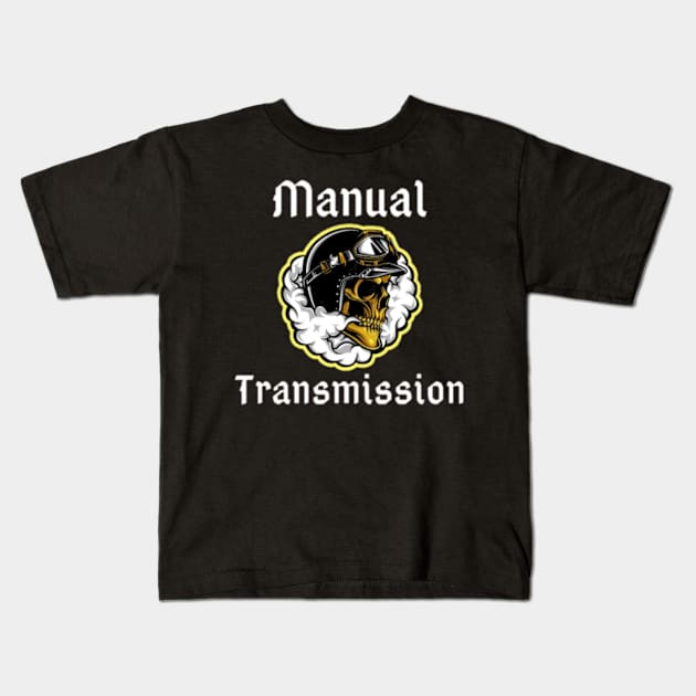 Manual transmission Kids T-Shirt by Clewg